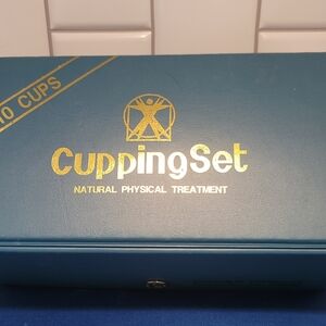 EUC! 10p CUPPING SET FOR NATURAL PHYSICAL TREATMENT w/ BOOKLET